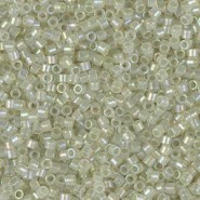 Miyuki Delica Perlen 11/0 - Sparkling celery lined opal ab DB-1765